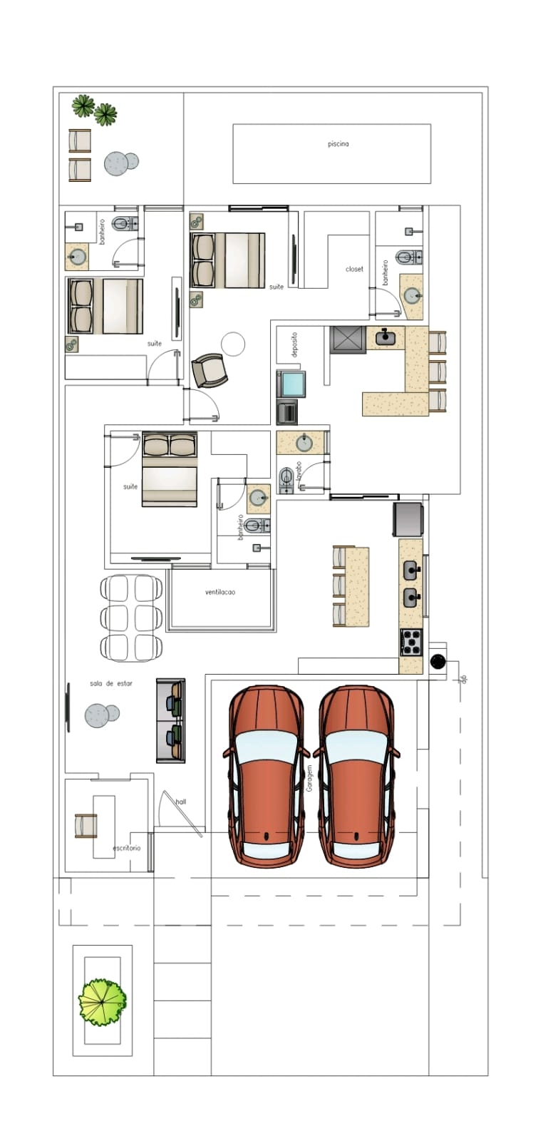 Casa com 3 quartos - Brasil Novo (Condomínio) — foto 1