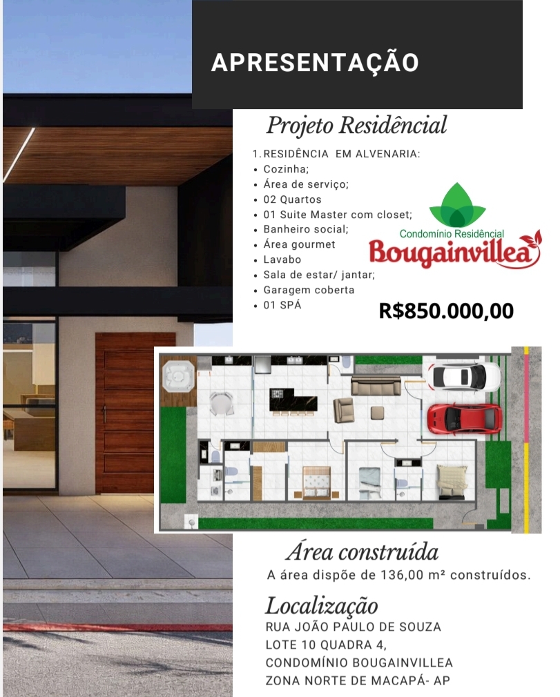 CASA NO BOUGAINVILLEA — foto 2